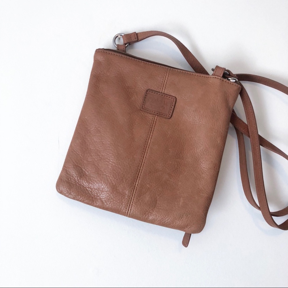 Fossil | cross body bag | cognac tan | long strap